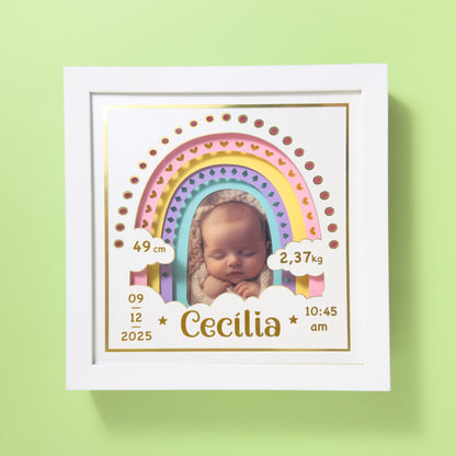 Quadro de Nascimento - ARCO IRIS
