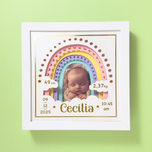 Quadro de Nascimento - ARCO IRIS