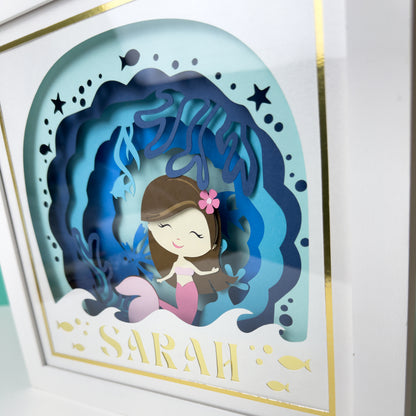 SEREIA morena 2 - Porta maternidade ou Quadro personalizado