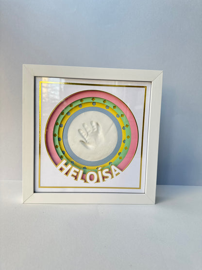 Quadro Toque de Amor Candy Colors – para bebês de até 18 meses