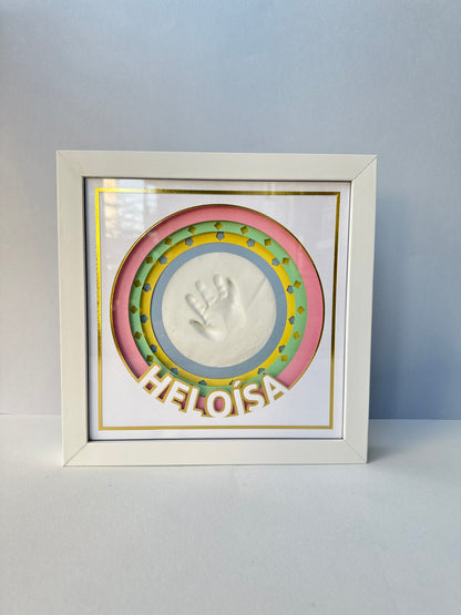 Quadro Toque de Amor Candy Colors – para bebês de até 18 meses