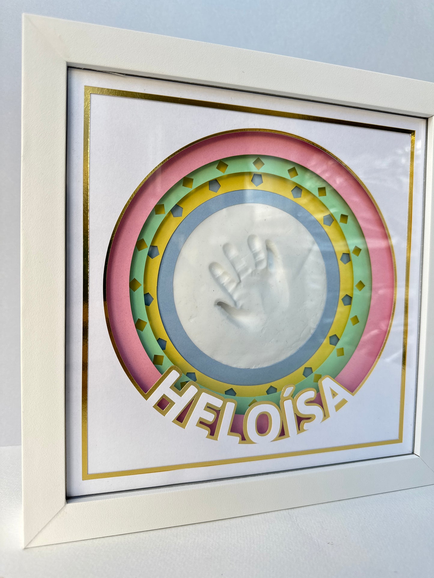 Quadro Toque de Amor Candy Colors – para bebês de até 18 meses