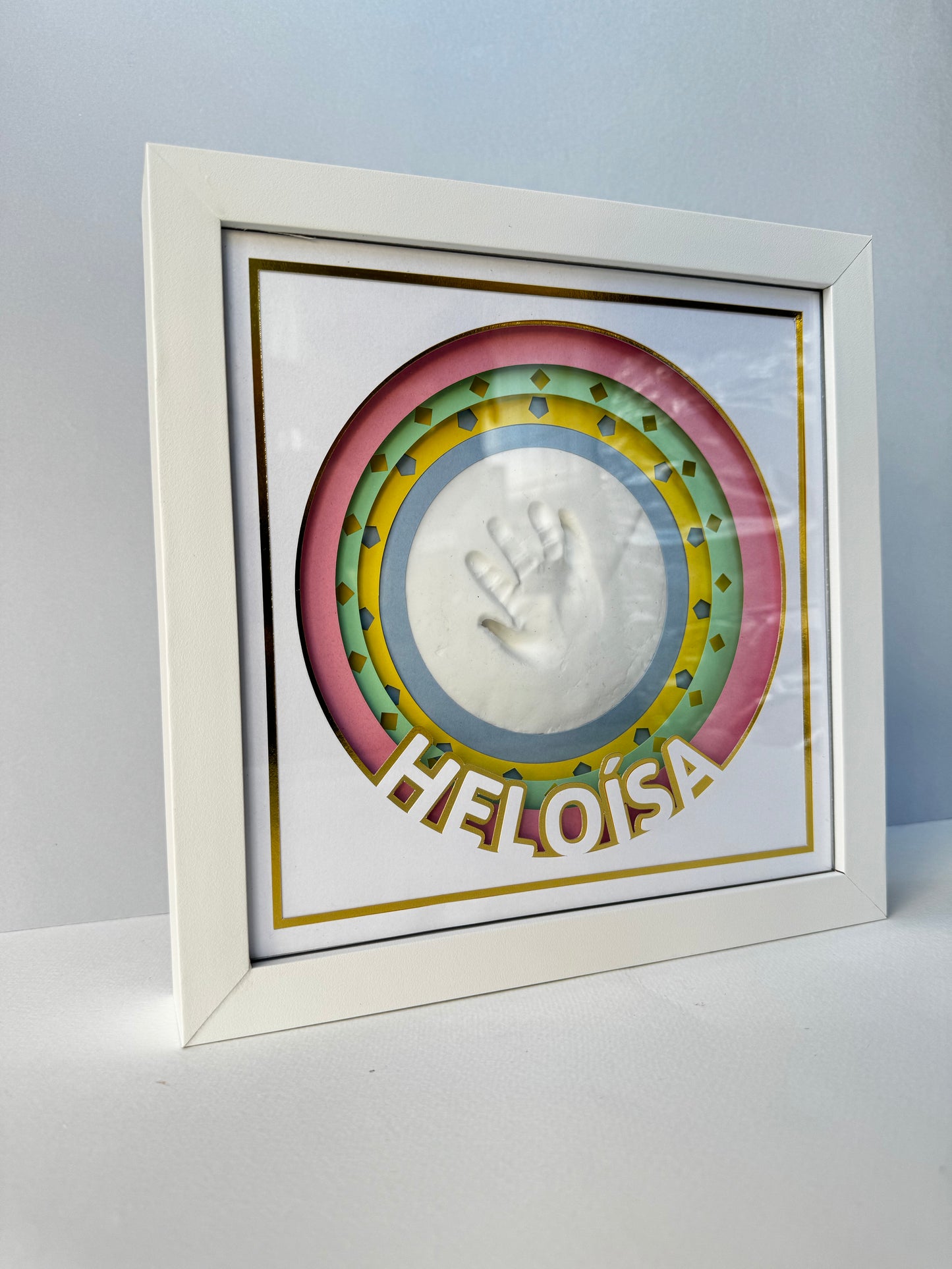 Quadro Toque de Amor Candy Colors – para bebês de até 18 meses