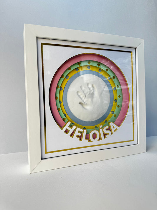 Quadro Toque de Amor Candy Colors – para bebês de até 18 meses