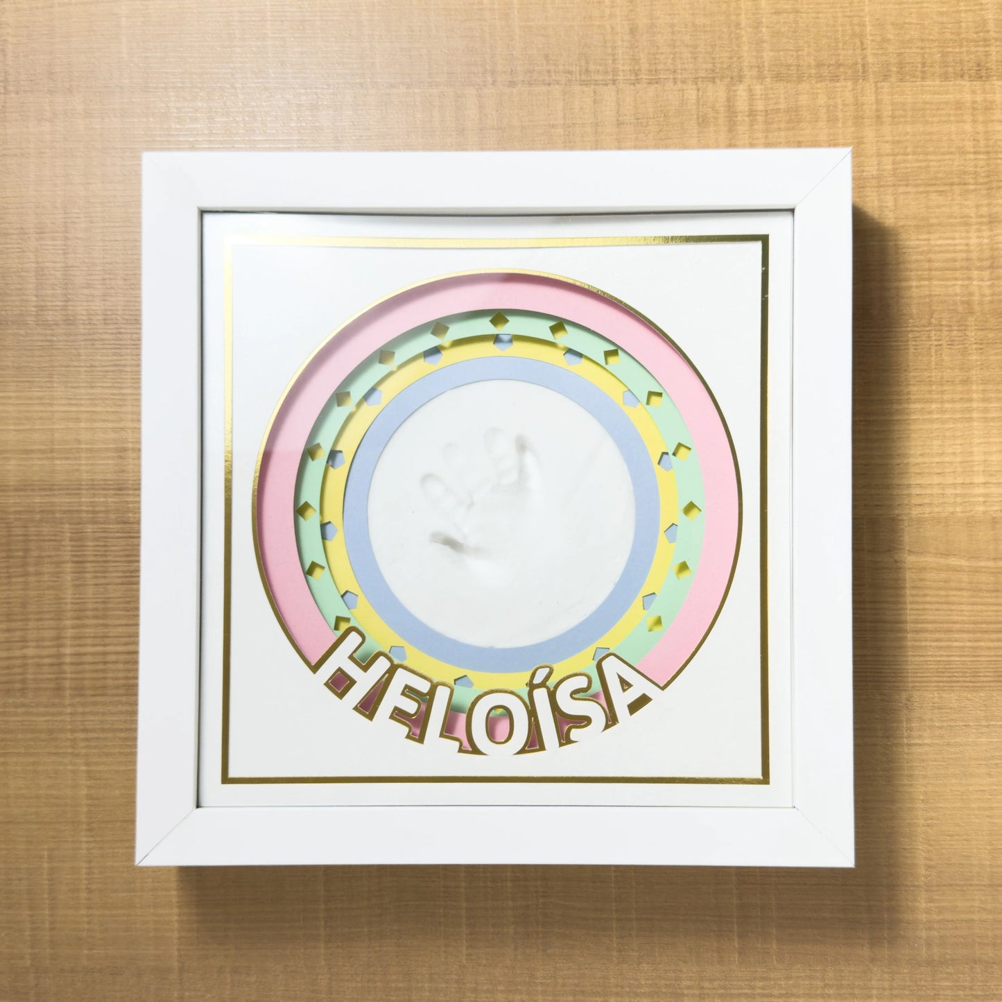 Quadro Toque de Amor Candy Colors – para bebês de até 18 meses