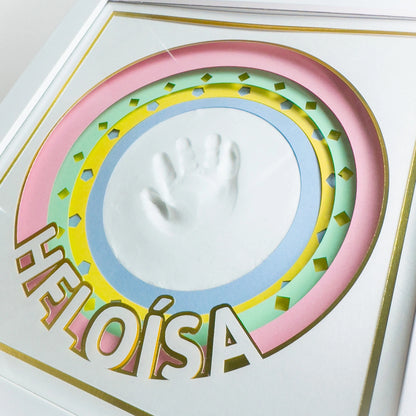 Quadro Toque de Amor Candy Colors – para bebês de até 18 meses