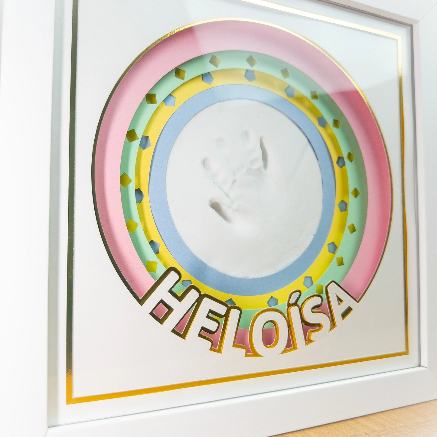 Quadro Toque de Amor Candy Colors – para bebês de até 18 meses
