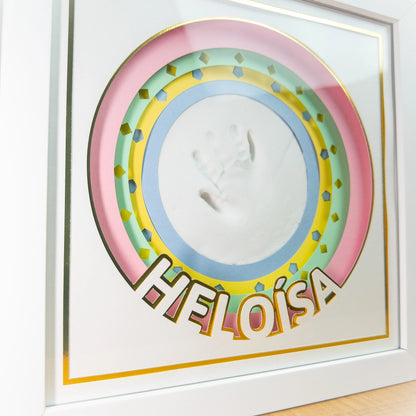 Quadro Toque de Amor Candy Colors – para bebês de até 18 meses