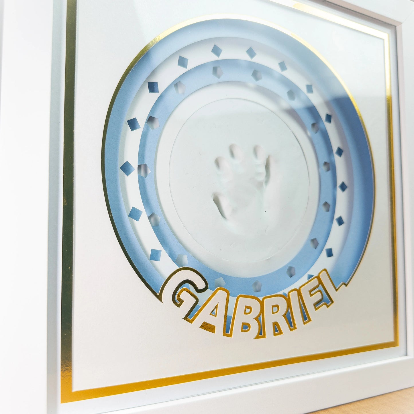 Quadro Toque de Amor – para bebês de até 18 meses
